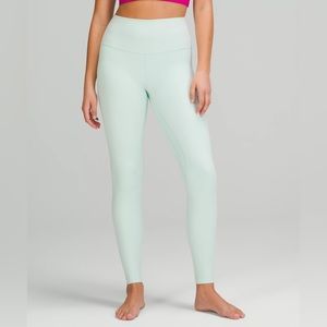 Lululemon align leggings in delicate mint